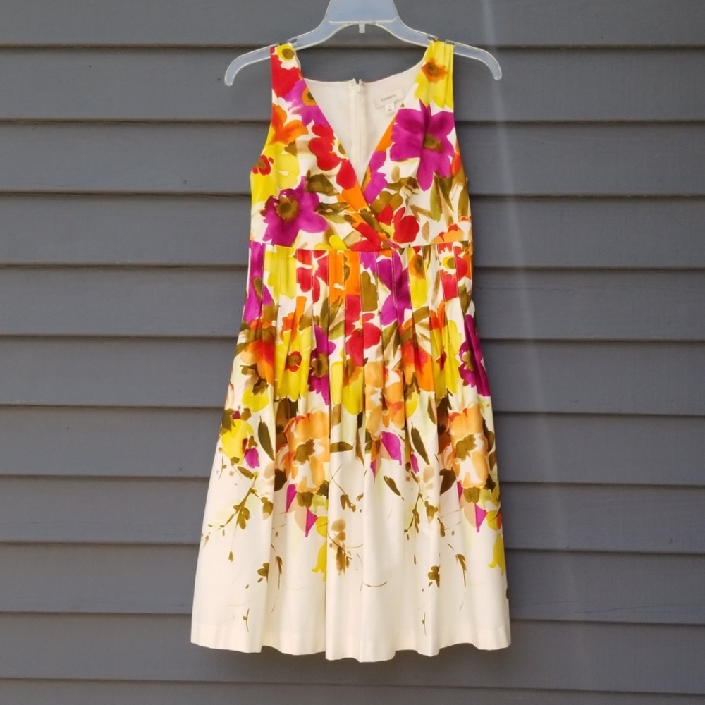 Like New Floral Dress From Dress Barn, Size 4